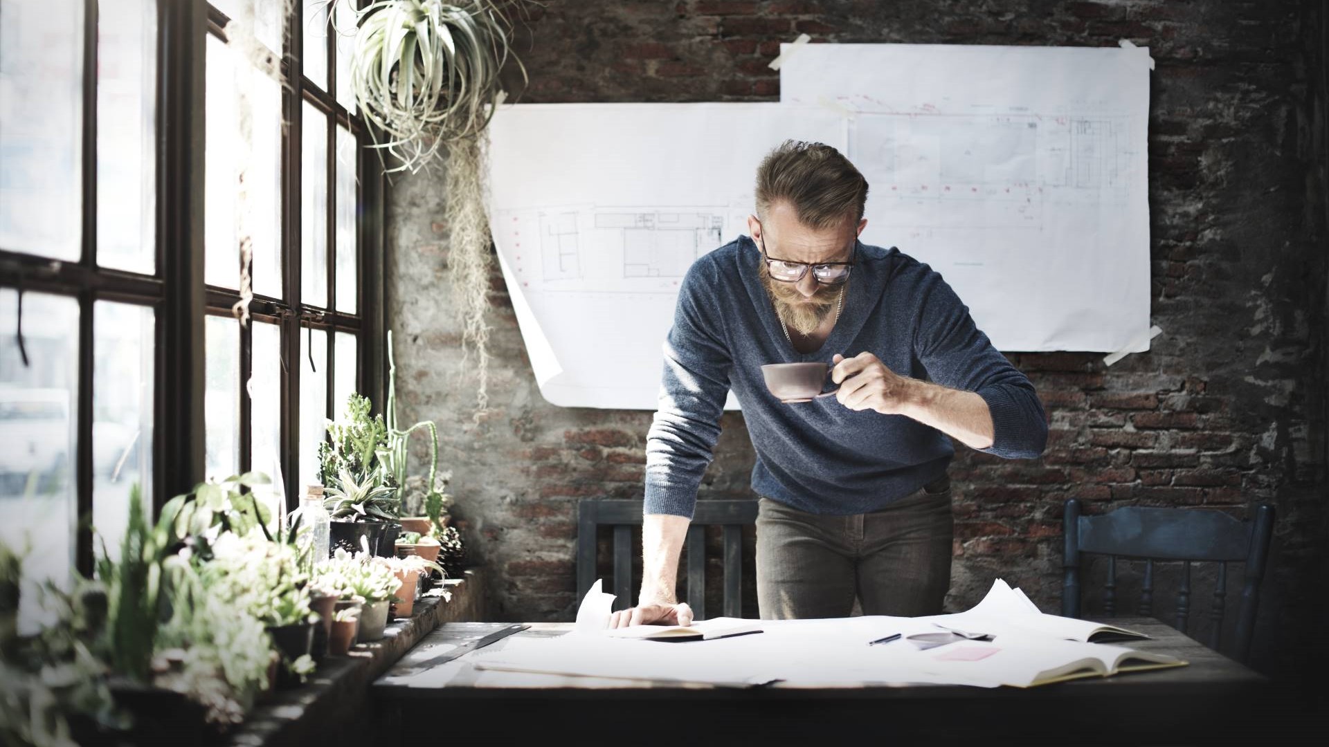 Architect Engineer Design Working Planning Concept | Senhor Mercado